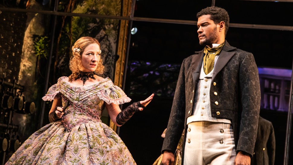 A scene from "Slave Play" featuring Annie McNamara and Sullivan Jones. The latter is reunited with director Robert O'Hara in the Williamstown Theatre Festival/Audible production of "A Streetcar Named Desire." Credit: Matthew Murphy